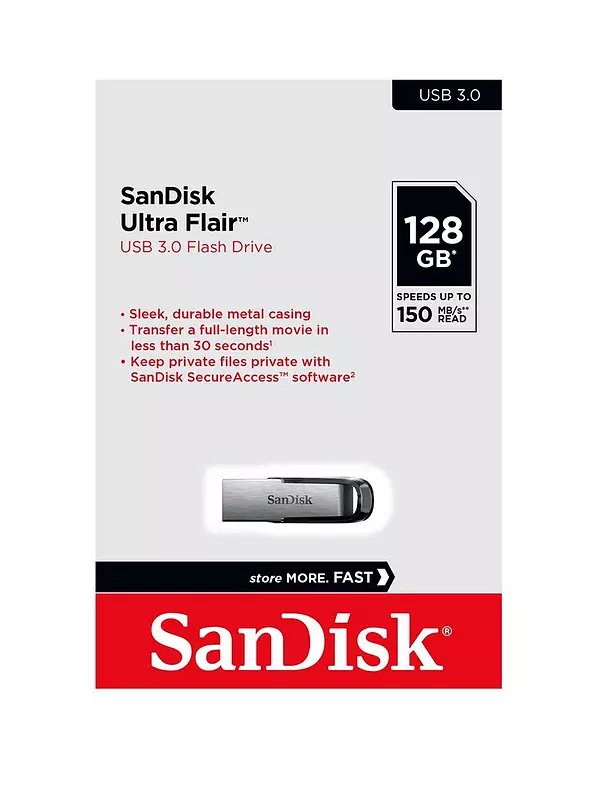 SanDiskUltra Flair 128GB USB 3.0 Flash Drive